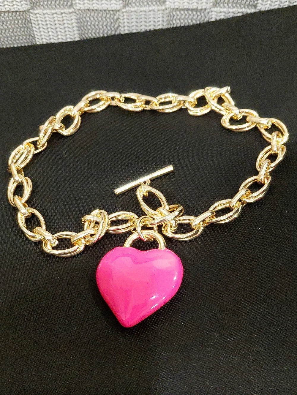 CAMILA COELHO HEART  CHAIN NECKLACE - Picture 6 of 6